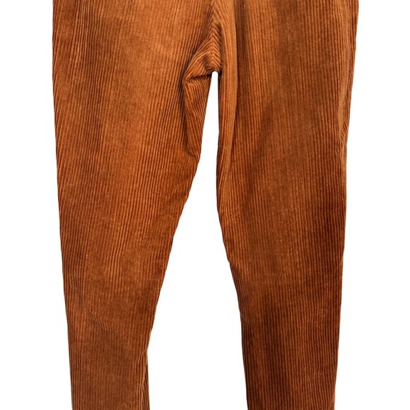 2/$30 ZARA Size 32 Rust Corduroy High Waisted Pants Waist 100% Cotton - Picture 12 of 15